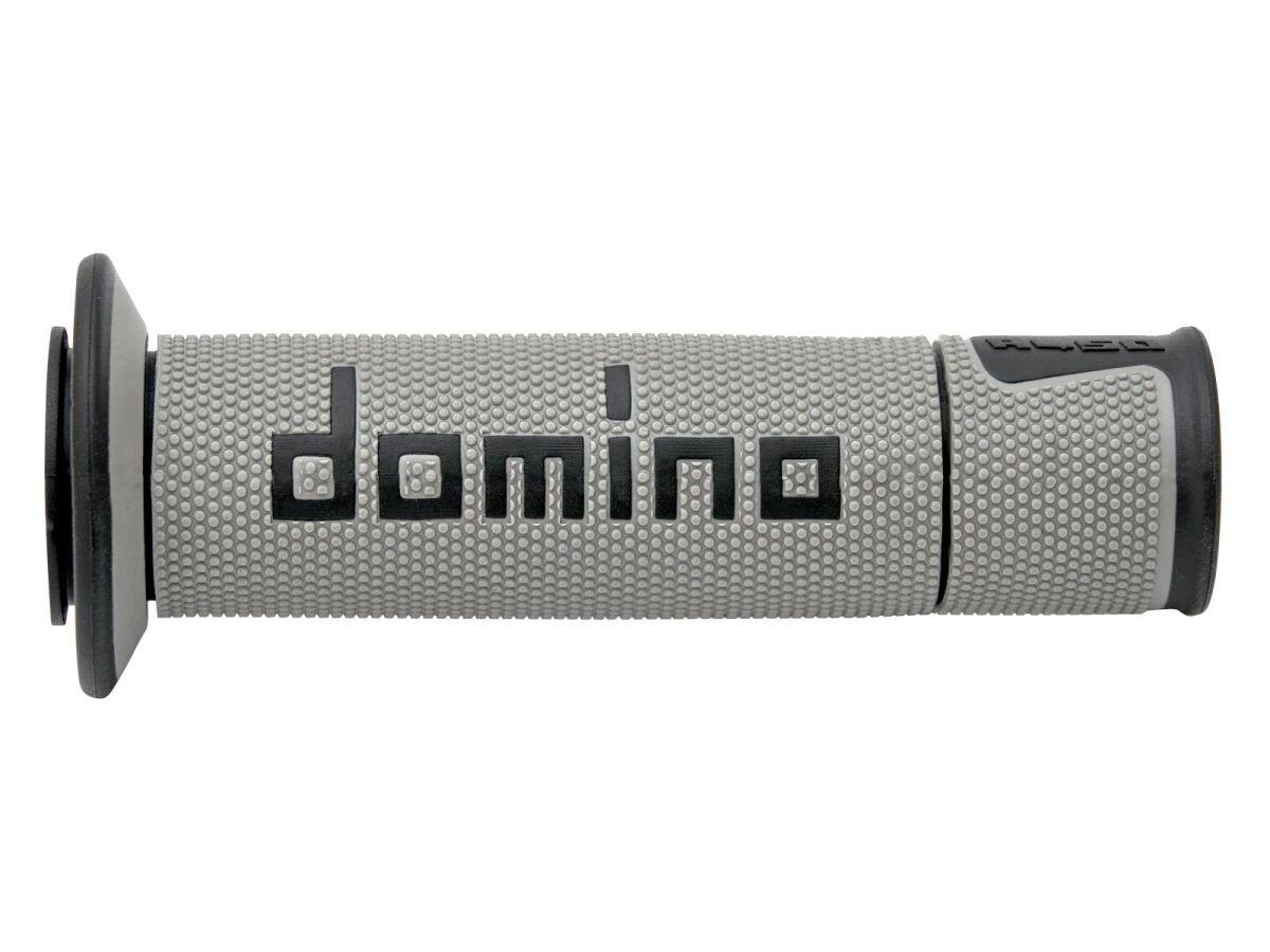 A45041C4052B7-0 - Domino A450 Road/Race Grips - Grey/Black