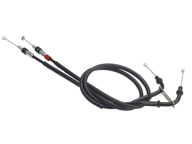 5427.96.04-00 - Domino Dual Throttle Cable For Yamaha YZF-R6 600 2008-2020 - Black