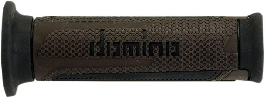 A35041C4063C7-0 - Domino Turismo Sport Touring Grips - Black/Brown