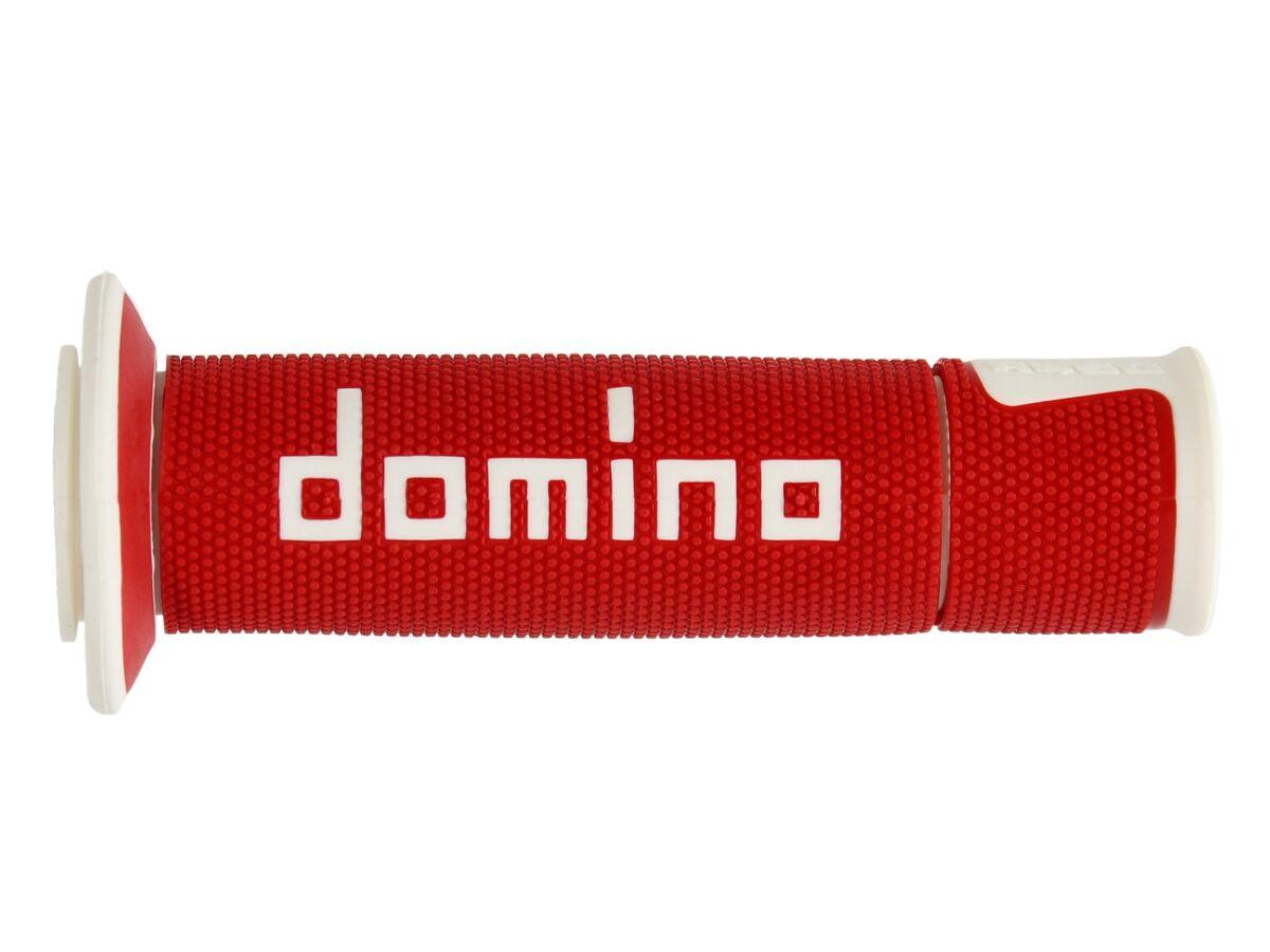 Domino Red/White A45041c4642b7-0 - A450 Road/Race Grips