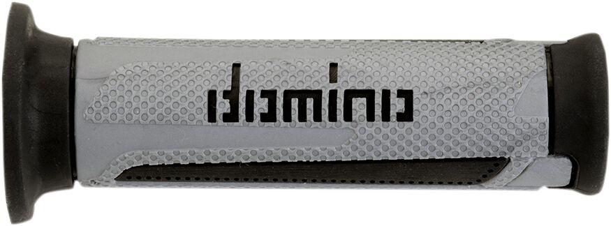 A35041C7059C7-0 - Domino Turismo Sport Touring Grips - Silver/Black
