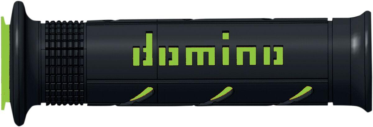 A25041C4440C7-0 - Domino XM2 Road/Race Grips - Black/Green