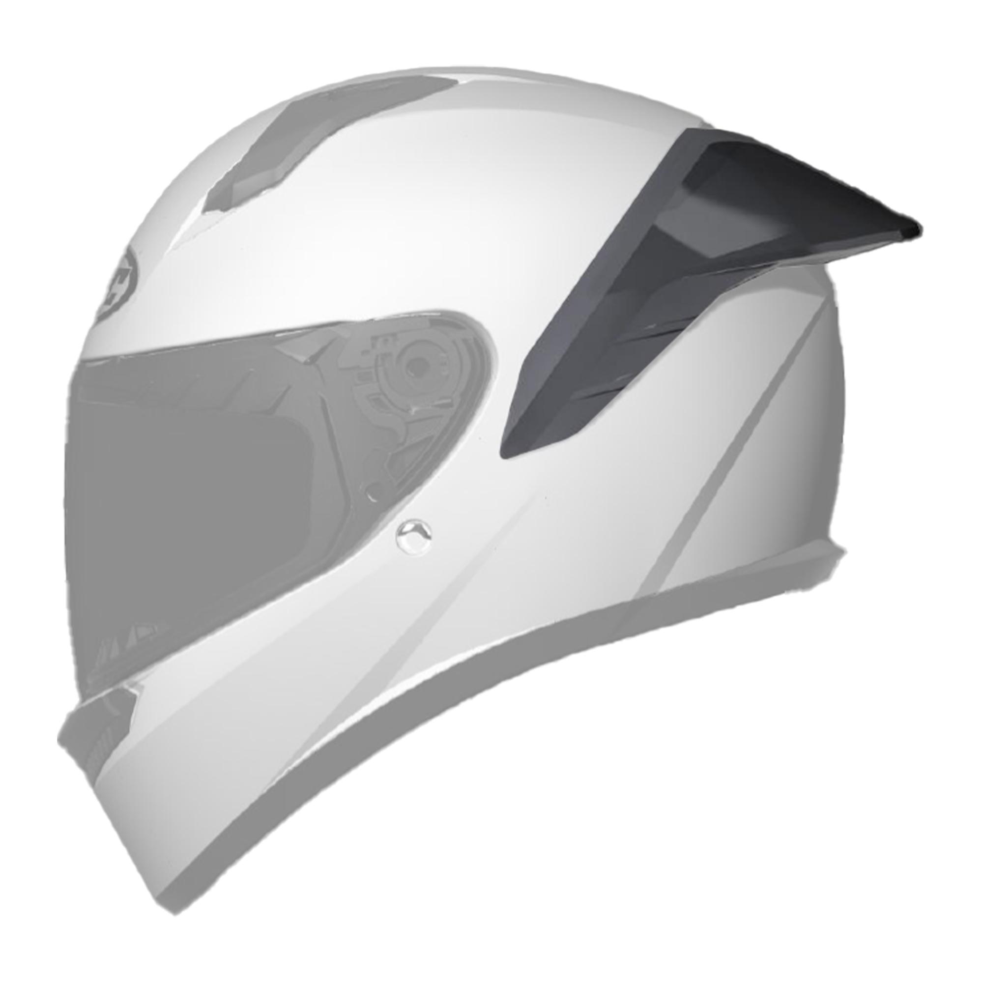 Hjc 59315 - C10 Spoiler Free Smoke Motorcycle Helmet