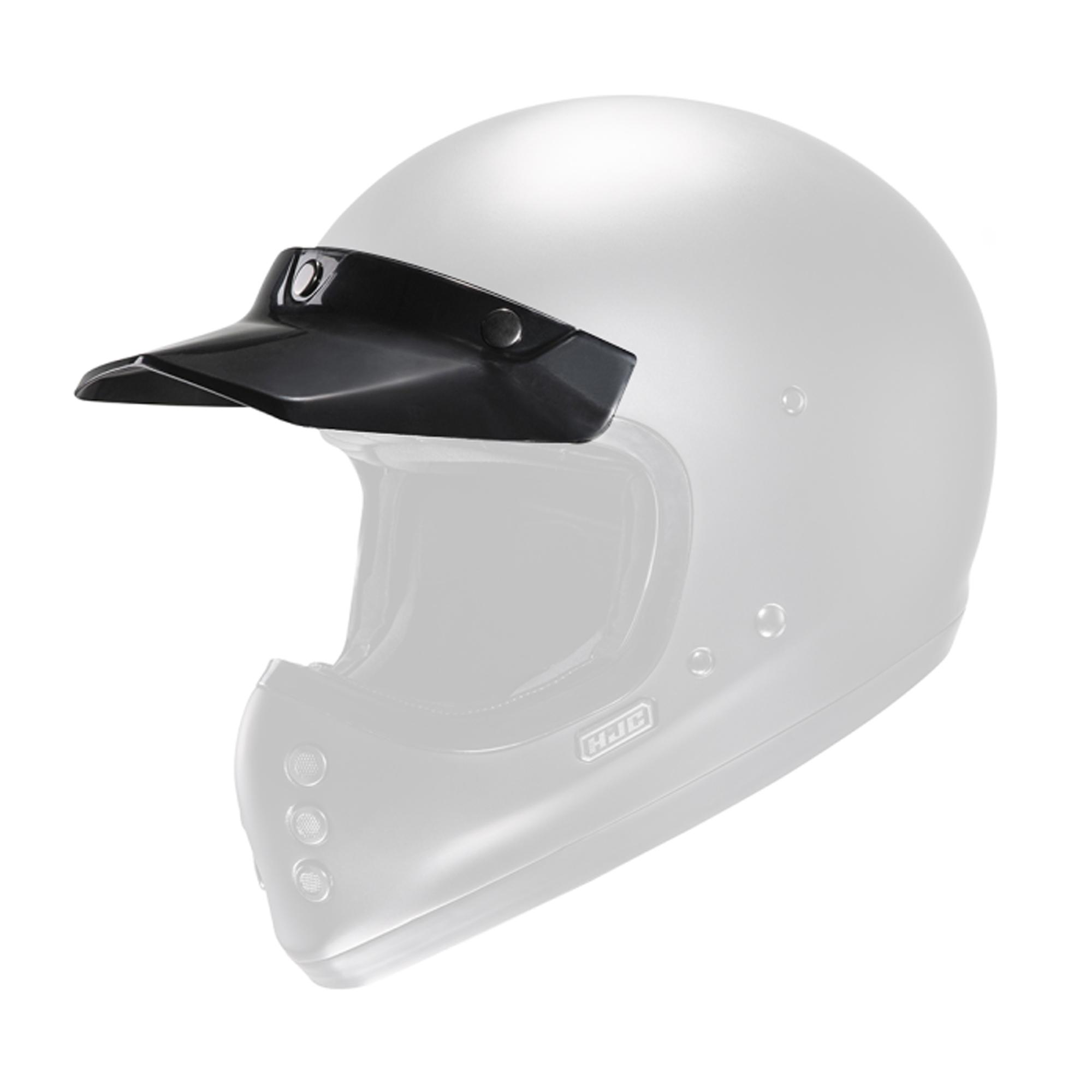 Hjc Black 61372 - V60 Peak Motorcycle Helmet