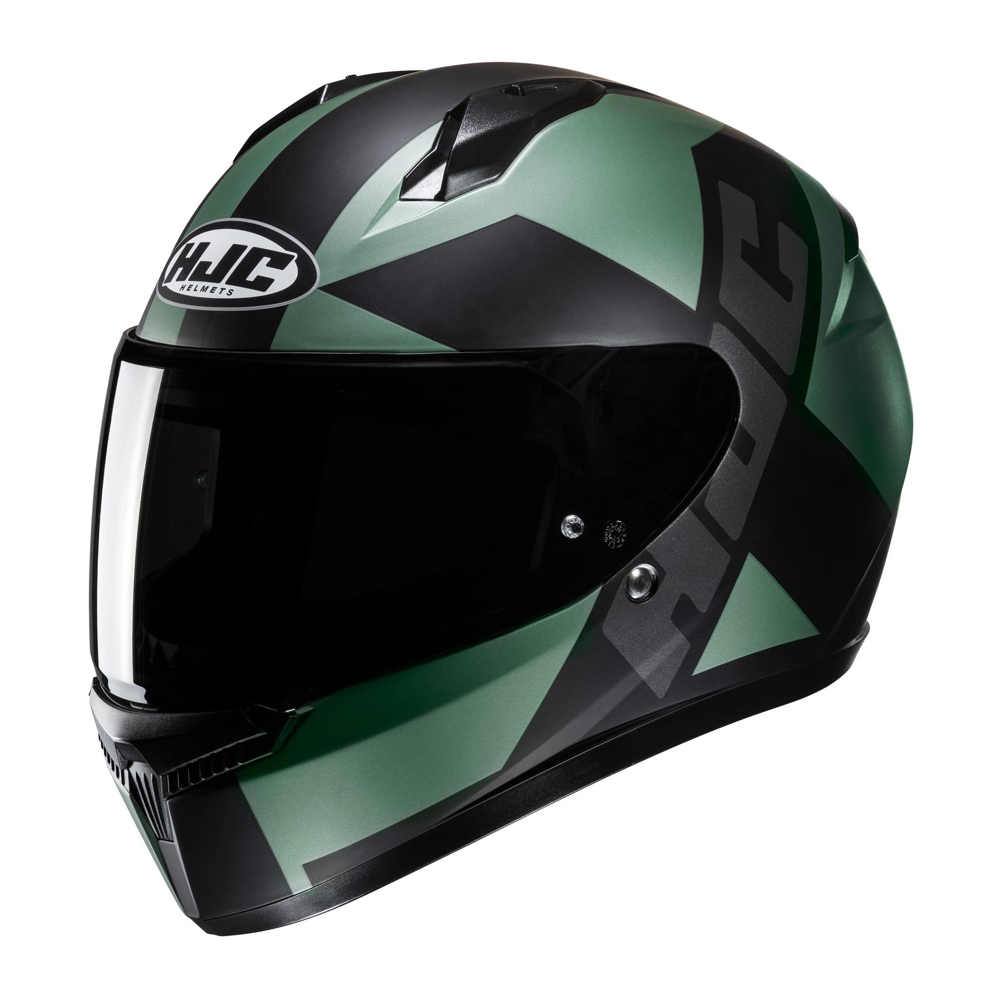 49994 - HJC C10 Tez MC4SF Khaki Green S Motorcycle Helmet