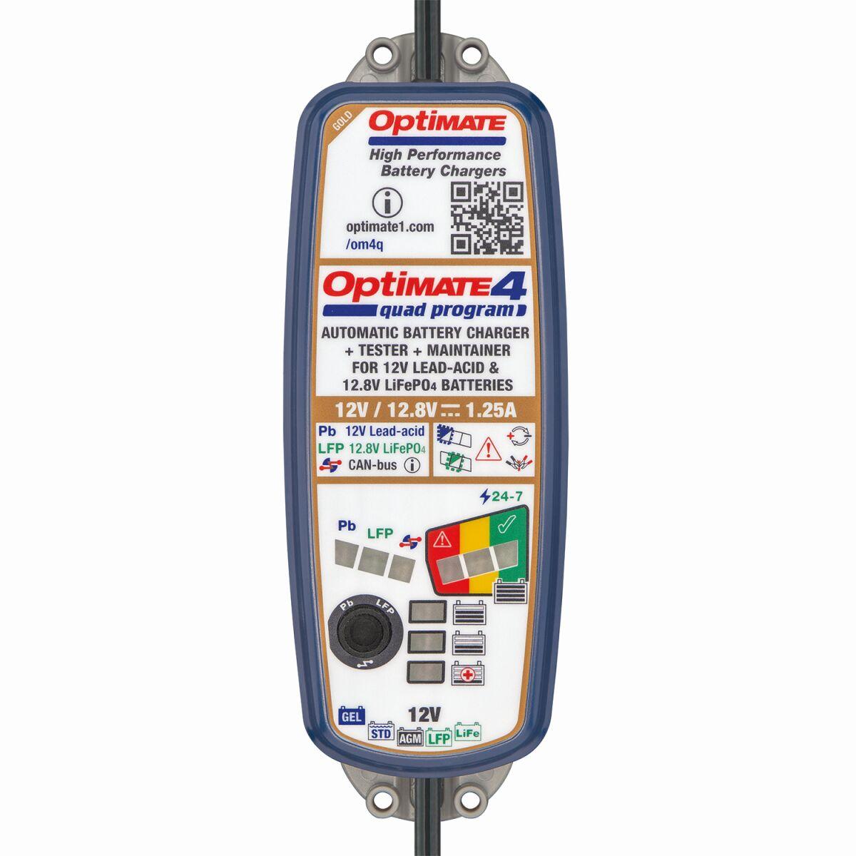 Tecmate Gold/Green Tm630 - Optimate 4 Quad Program Battery Charger