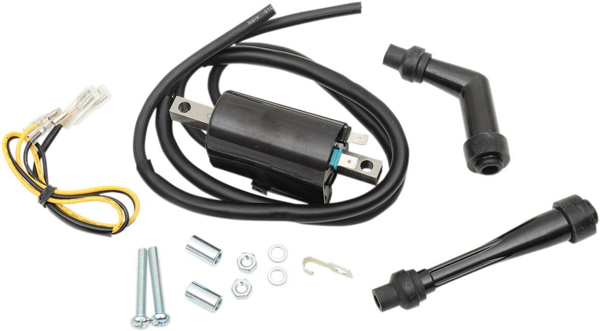 23-102 - Ricks Ignition Coil For Honda CB 350 F 1972-1974 - Black