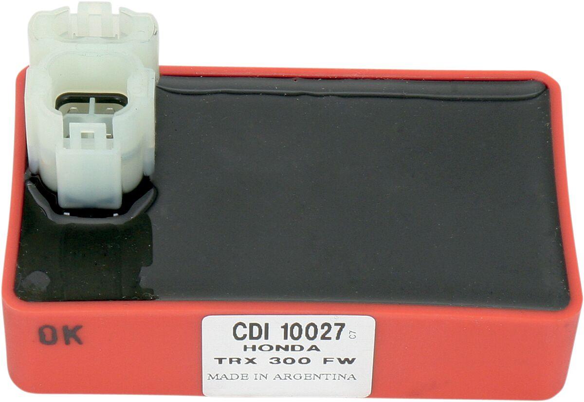 15-612 - Ricks Hot Shot Series CDI Box For Honda TRX300 1988-1993 - Black/Orange