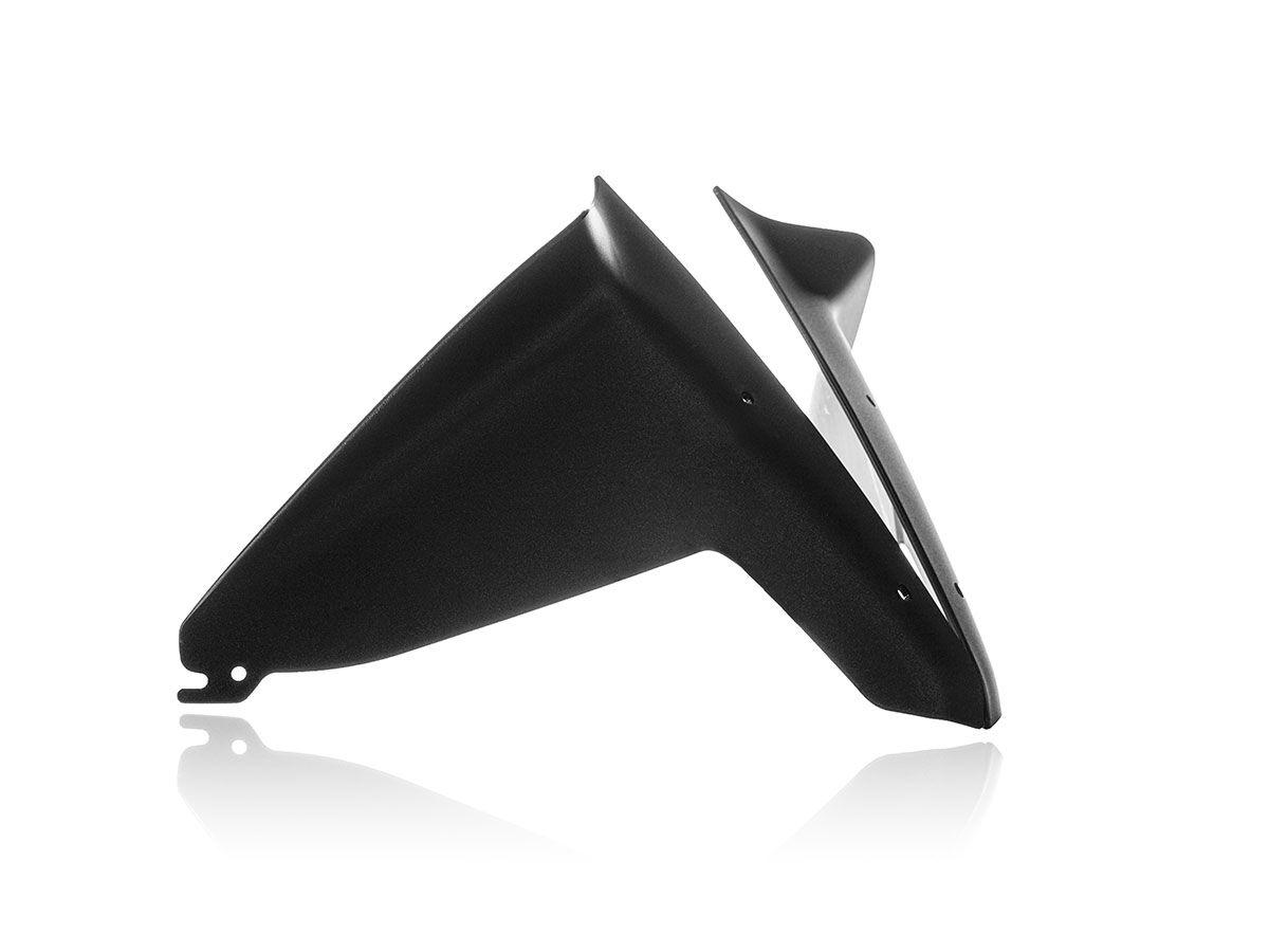 YA018NO - WRS Wind Deflectors For Yamaha XTZ 690 2019-2022 - Black