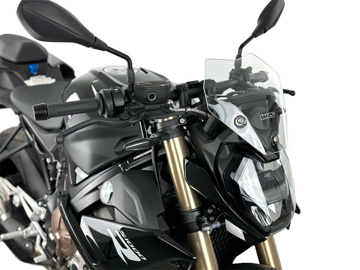 BM077T - WRS Windscreen For BMW S 1000 R ABS 2022-2024 25 cm (9-7/8") - Clear