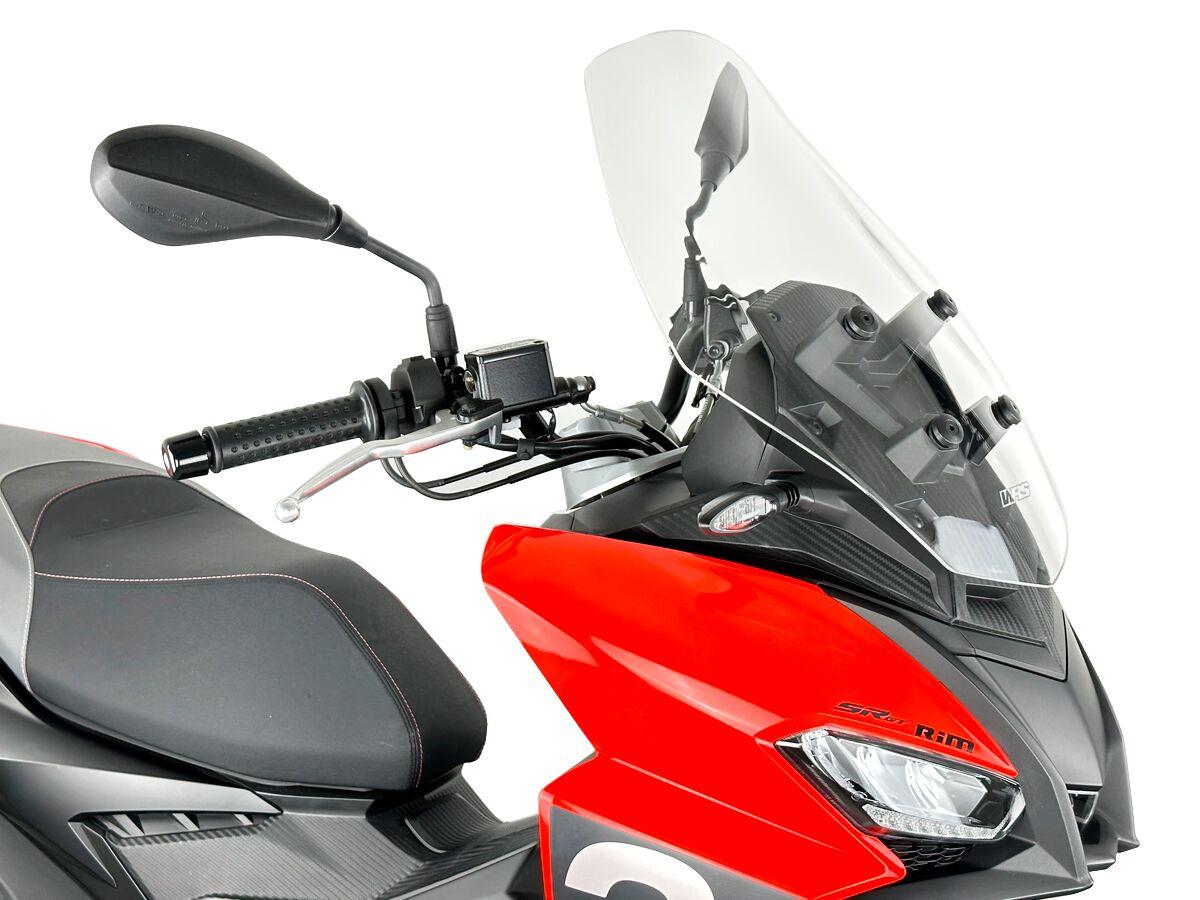 AP007T - WRS Windscreen For Aprilia SR GT 125 ABS 2022-2024 53 cm (21") - Clear