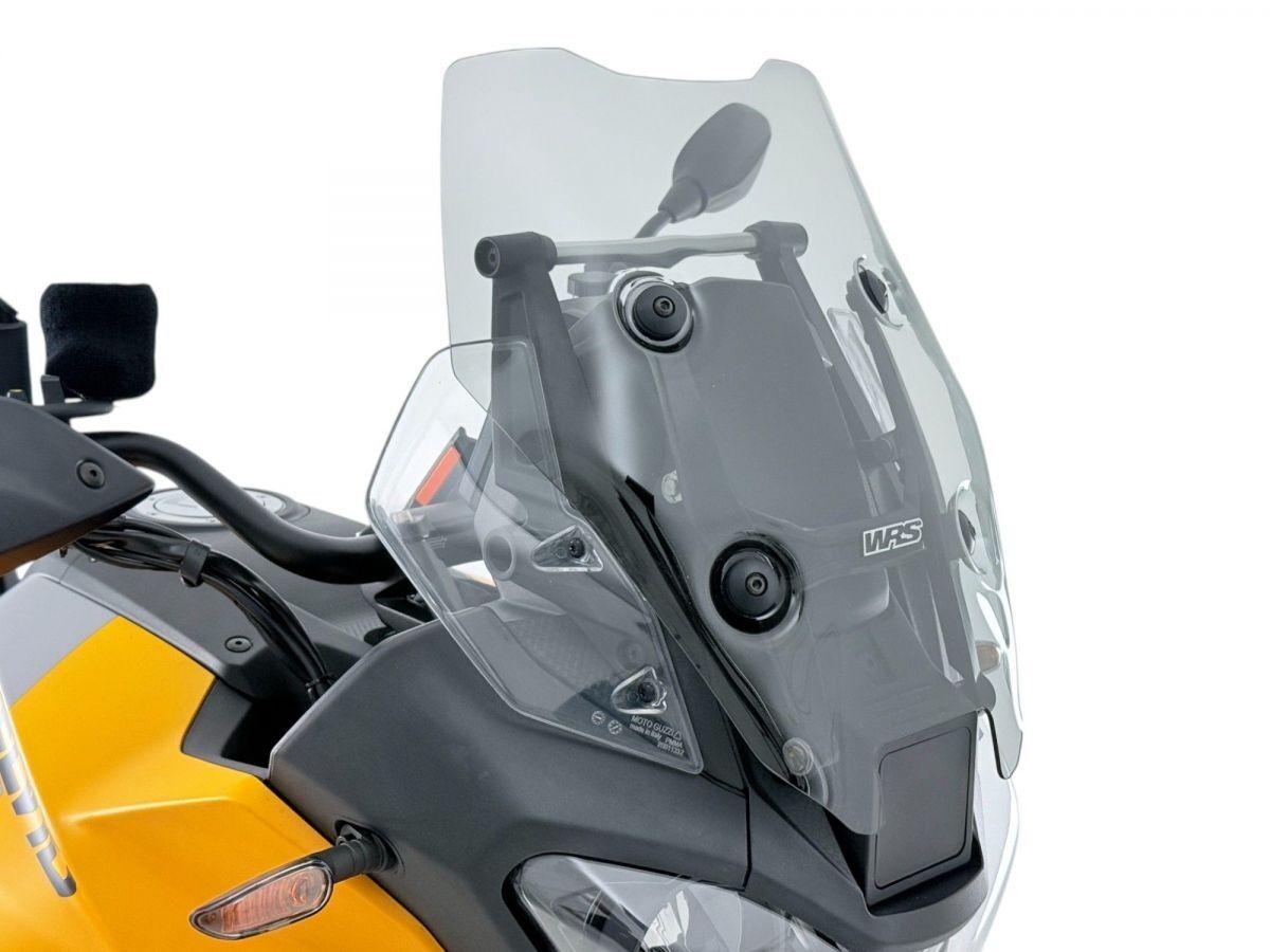 MG003F - WRS Windscreen For Moto Guzzi Stelvio 1000 ABS 2024-2025 - Smoke