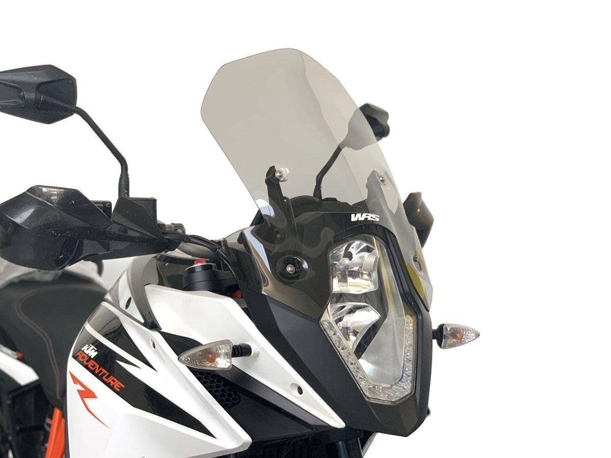 Wrs Kt002f - Windscreen For Ktm Adventure 1050 Abs 2015-2016 35.5 Cm (14") - Smoke