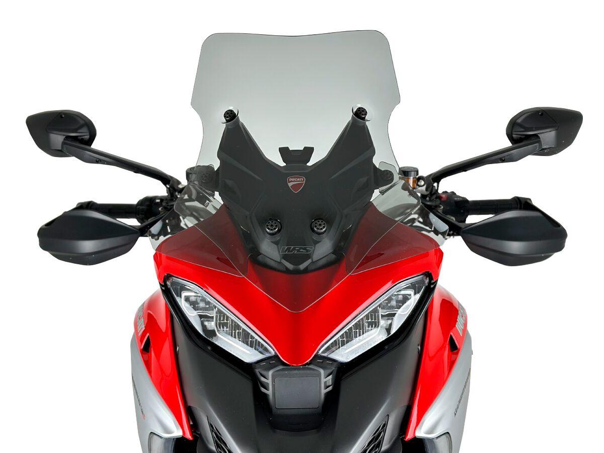 DU032F - WRS Windscreen For Ducati MultiStrada V4 1200 ABS 2022-2023 51 cm (20") - Smoke