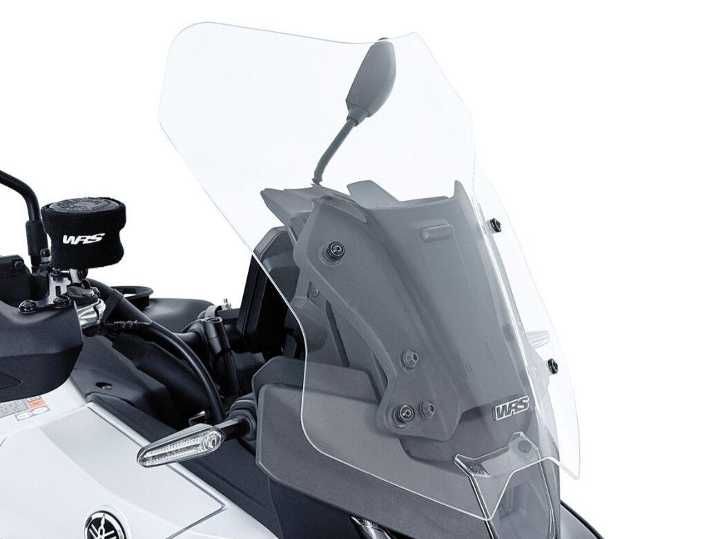YA043T - WRS Windscreen For Yamaha MT-09 TR DXCS 2025 42.5 cm (16-3/4") - Clear