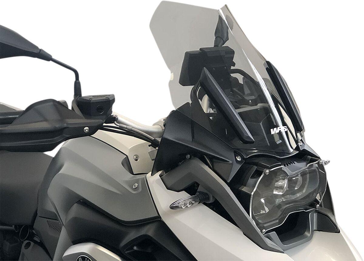 Wrs Bm040f - Windscreen For Bmw R 1200 Gs Abs 2013-2019 38.5 Cm (15-1/4") - Smoke