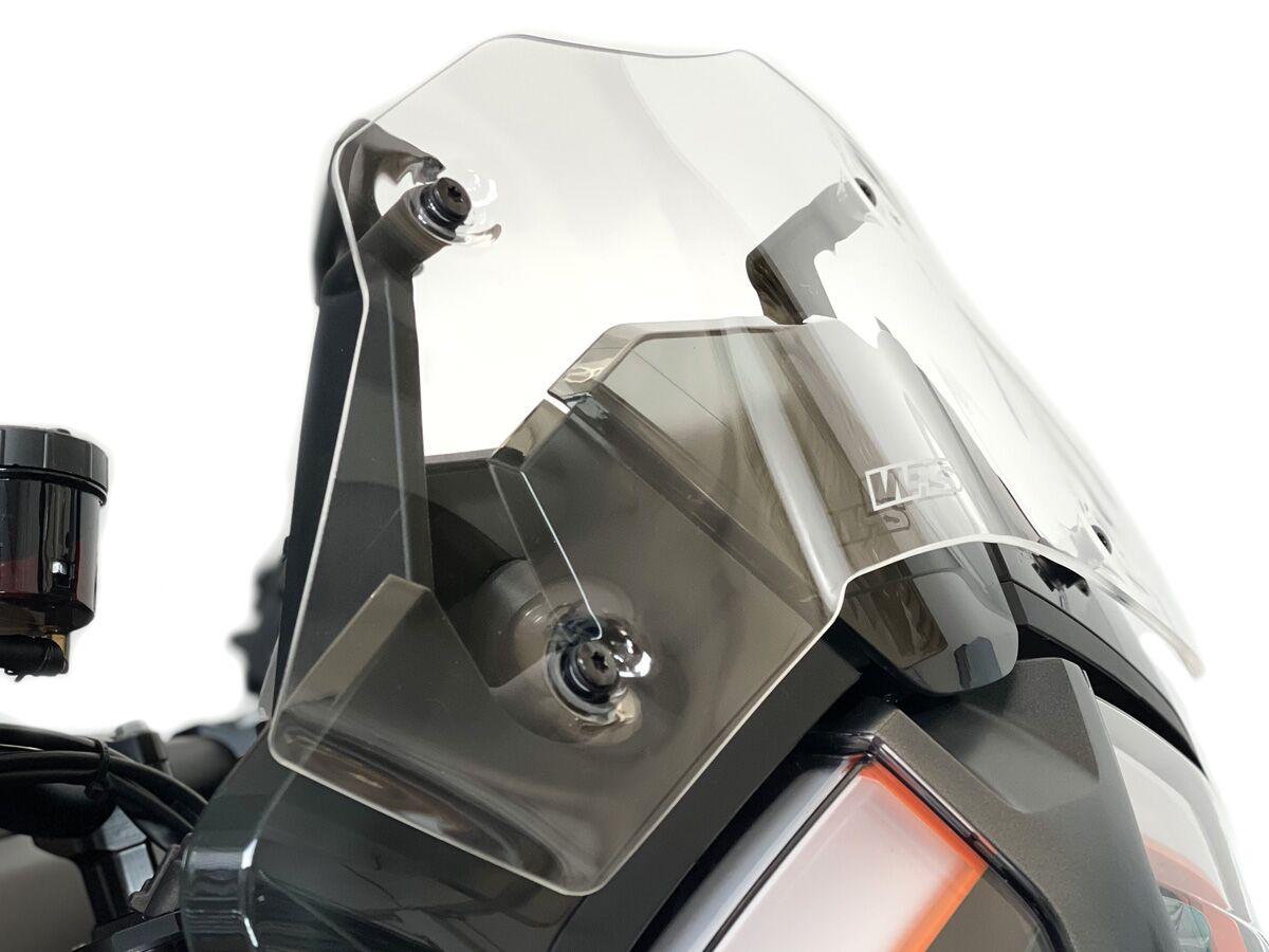 KT010T - WRS Windscreen For KTM Super Adventure 1290 R ABS 2021-2024 16.5 cm (6-1/2") - Clear