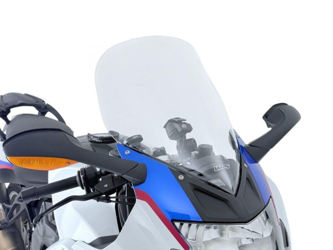 BM116T - WRS Windscreen Touring K1200S/K1300S For BMW K 1200 S 2005-2008 49 cm (19-3/8") - Clear