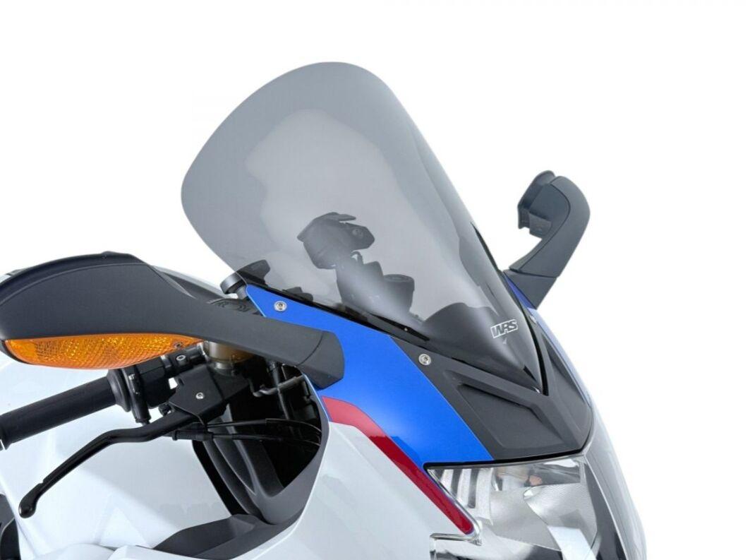 BM117FS - WRS Windscreen Sport K1200S/K1300S For BMW K 1200 S 2005-2008 41.5 cm (16-1/4") - Dark Smoke