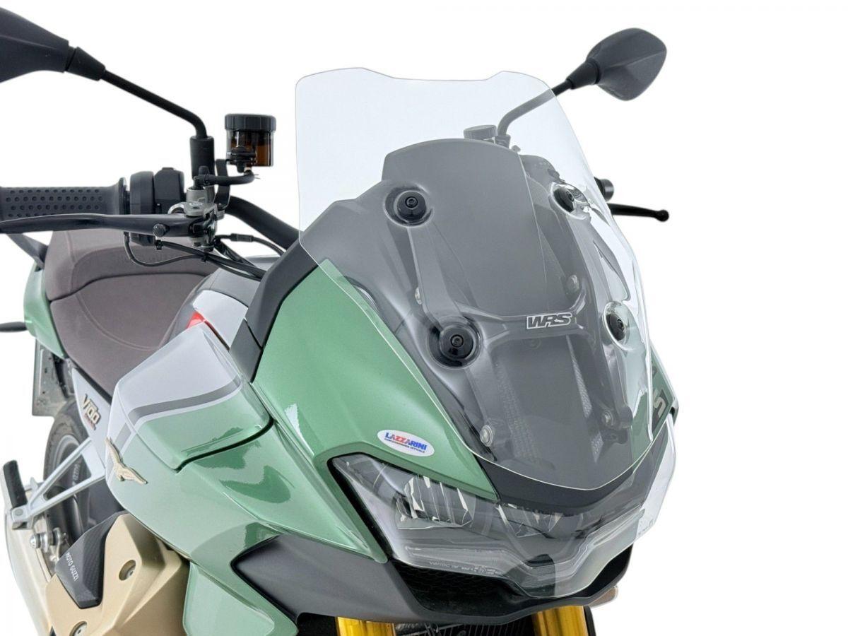 MG008T - WRS Windscreen For Moto Guzzi V100 1050 Mandello ABS 2022-2024 40.5 cm (16") - Clear