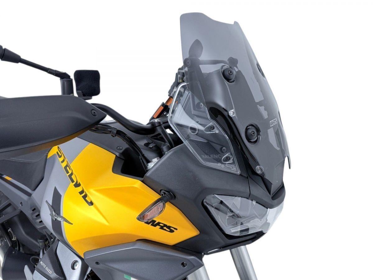 MG003FS - WRS Windscreen For Moto Guzzi Stelvio 1000 ABS 2024-2025 - Dark Smoke