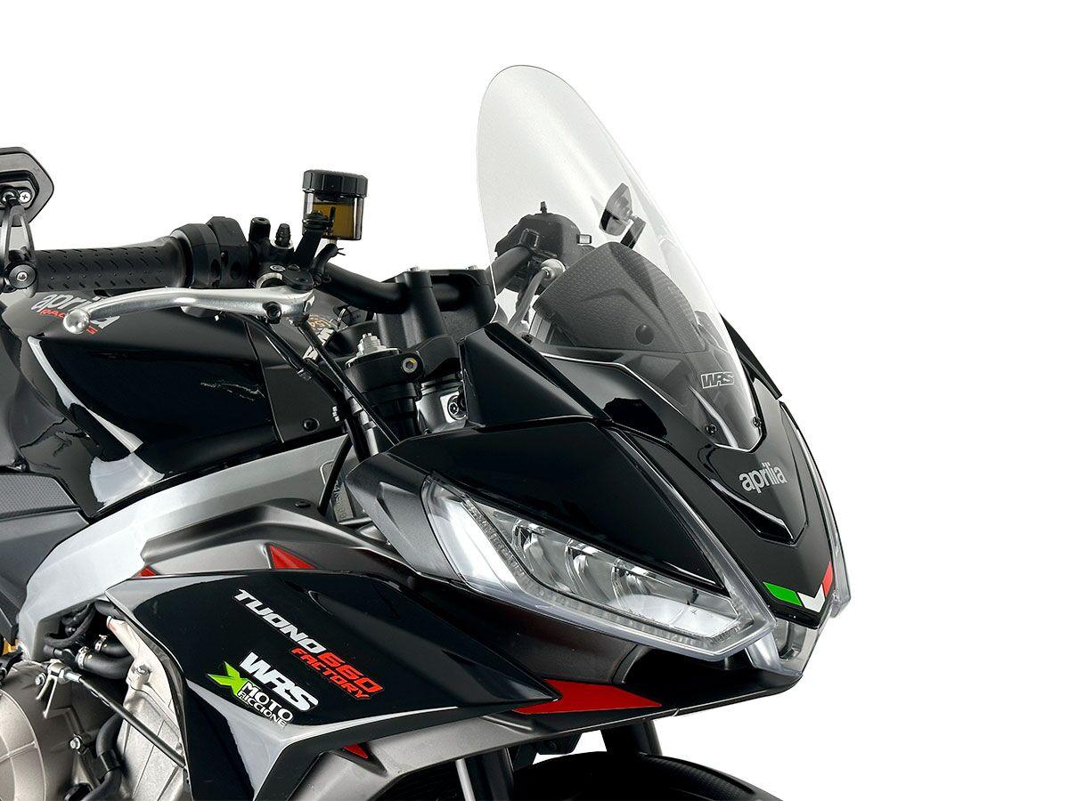 AP005T - WRS Windscreen For Aprilia Tuono 660 ABS 2021-2024 38.5 cm (15-1/4") - Clear