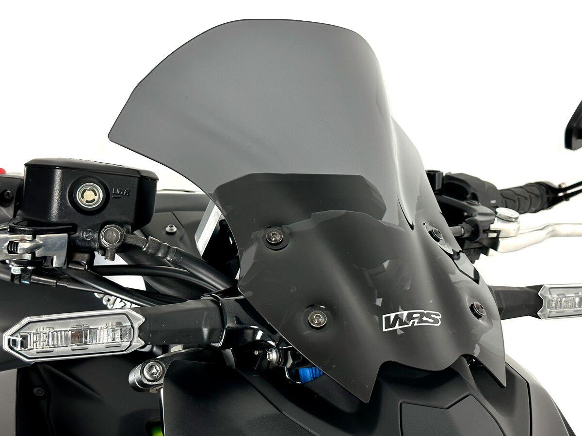 KA012FS - WRS Windscreen For Kawasaki Z 900 ABS 2020-2024 31 cm (12-1/4") - Dark Smoke
