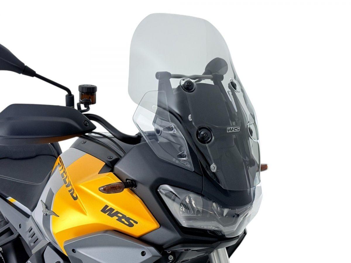 Wrs Smoke Mg004f - Windscreen For Moto Guzzi Stelvio 1000 Abs 2024-2025