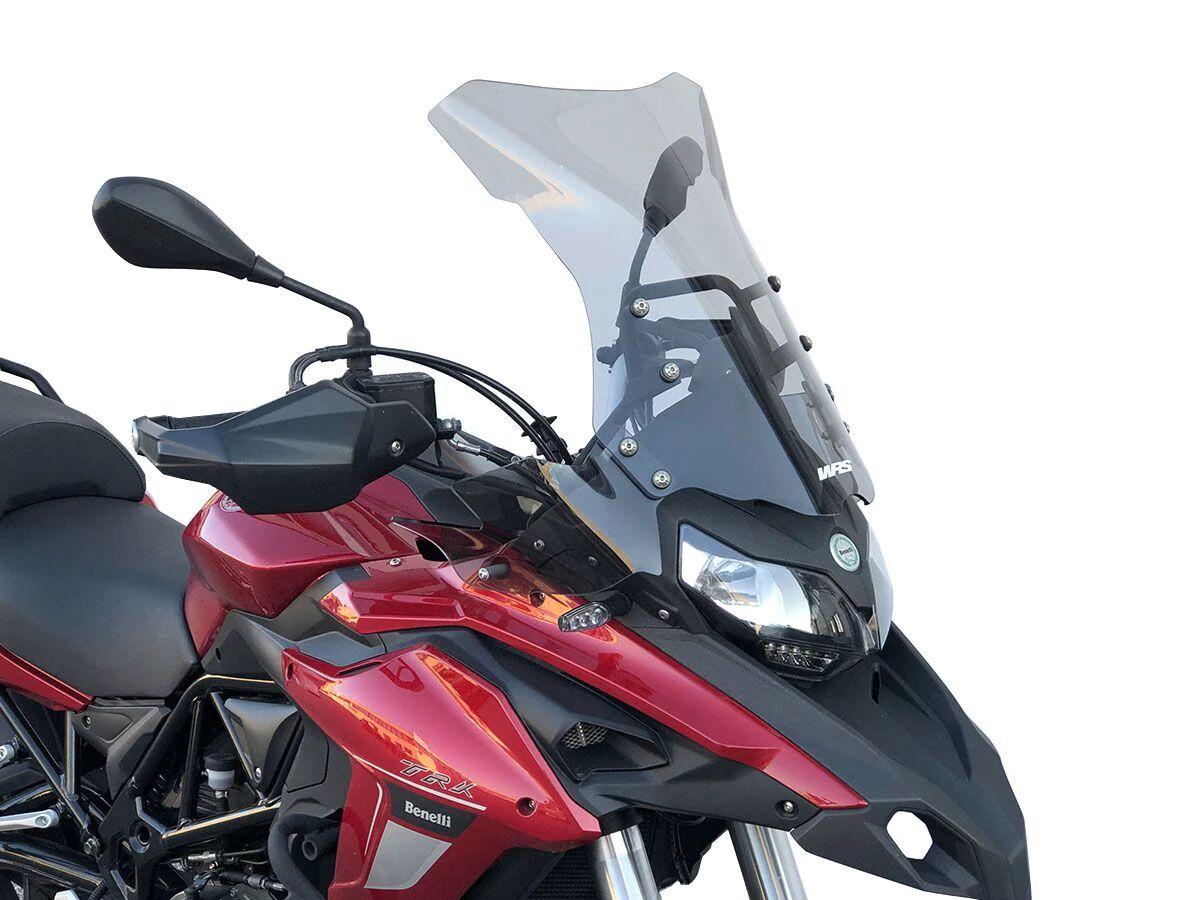 BE003F - WRS Wind Deflectors For Benelli TRK 502 ABS 2017-2023 - Smoke