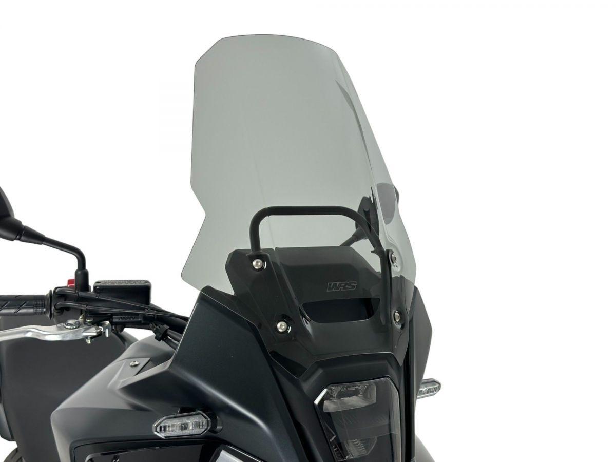 HO076F - WRS Windscreen For Honda NX 500 A 2024-2026 46.5 cm (18-1/4") - Smoke