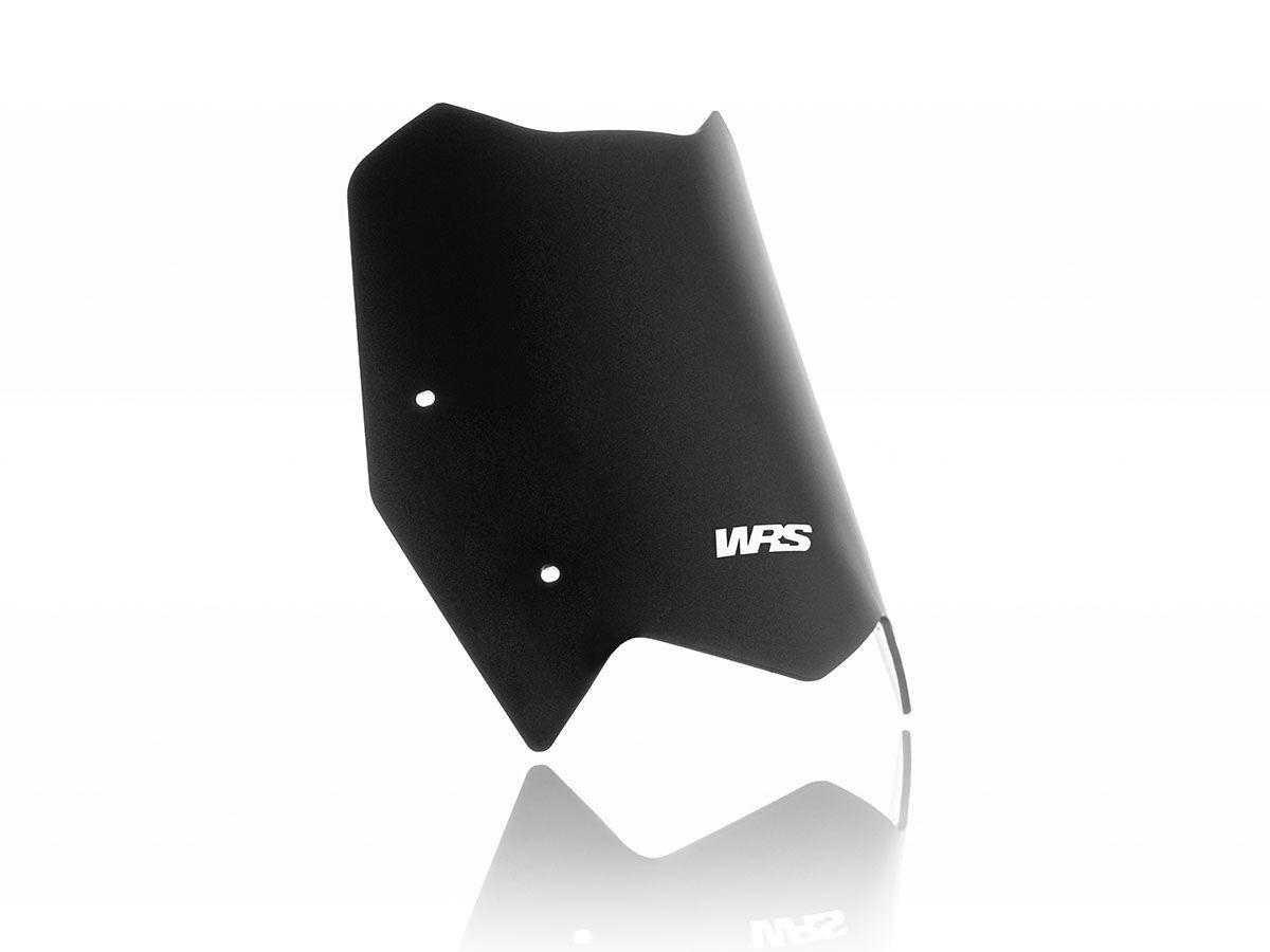 YA017NO - WRS Windscreen For Yamaha XTZ 690 2019-2022 23.5 cm (9-1/4") - Black