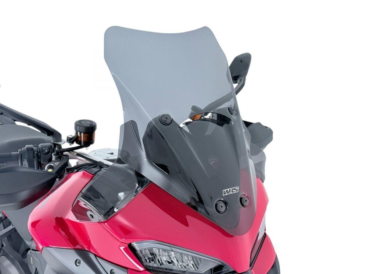 DU036FS - WRS Windscreen For Ducati MultiStrada V2 900 ABS 2025-2026 51.5 cm (20-1/4") - Dark Smoke