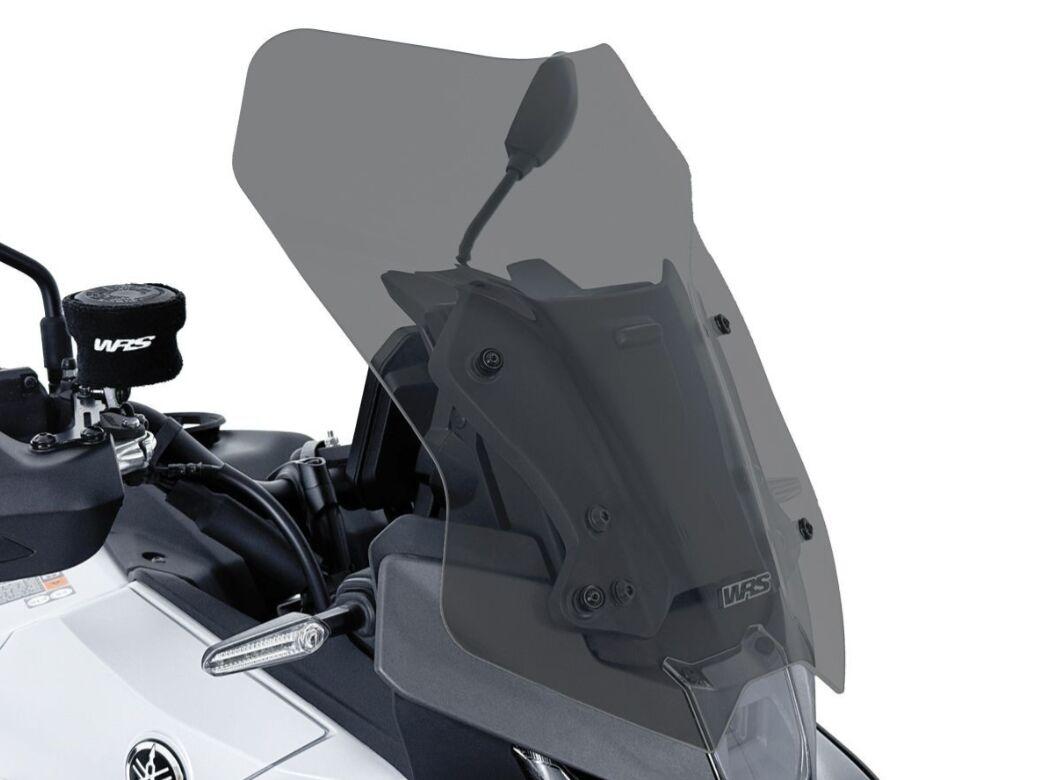 YA043FS - WRS Windscreen Intermedio Tracer 9 GT/GT+ For Yamaha MT-09 TR DXCS 2025 42.5 cm (16-3/4") - Dark Smoke