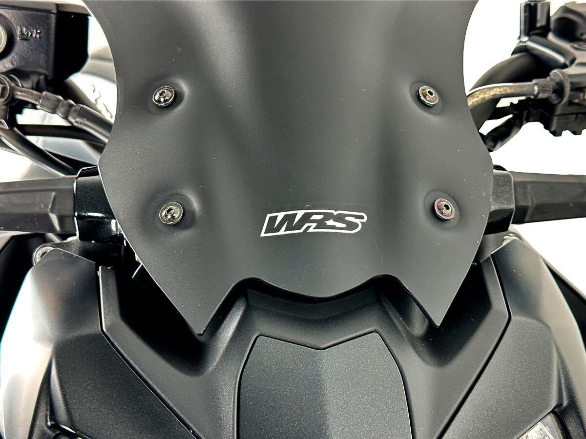 KA013NO - WRS Windscreen For Kawasaki Z 900 ABS 2020-2024 23.5 cm (9-1/4") - Black