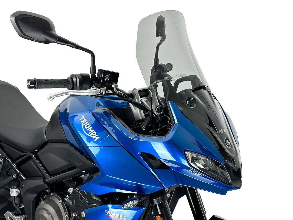 Wrs Smoke Tr008f - Windscreen For Triumph Tiger Sport 660 Abs 2022-2023 59 Cm (23-1/4")