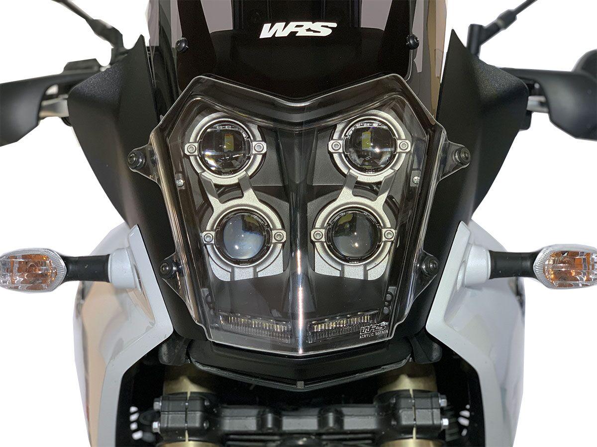 YA020T - WRS Headlight Protector For Yamaha XTZ 690 2019-2022 Clear
