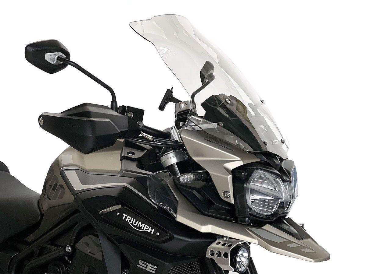 Wrs Clear Tr002t - Windscreen For Triumph Tiger Explorer Xca Abs 2016-2020 59 Cm (23-1/4")