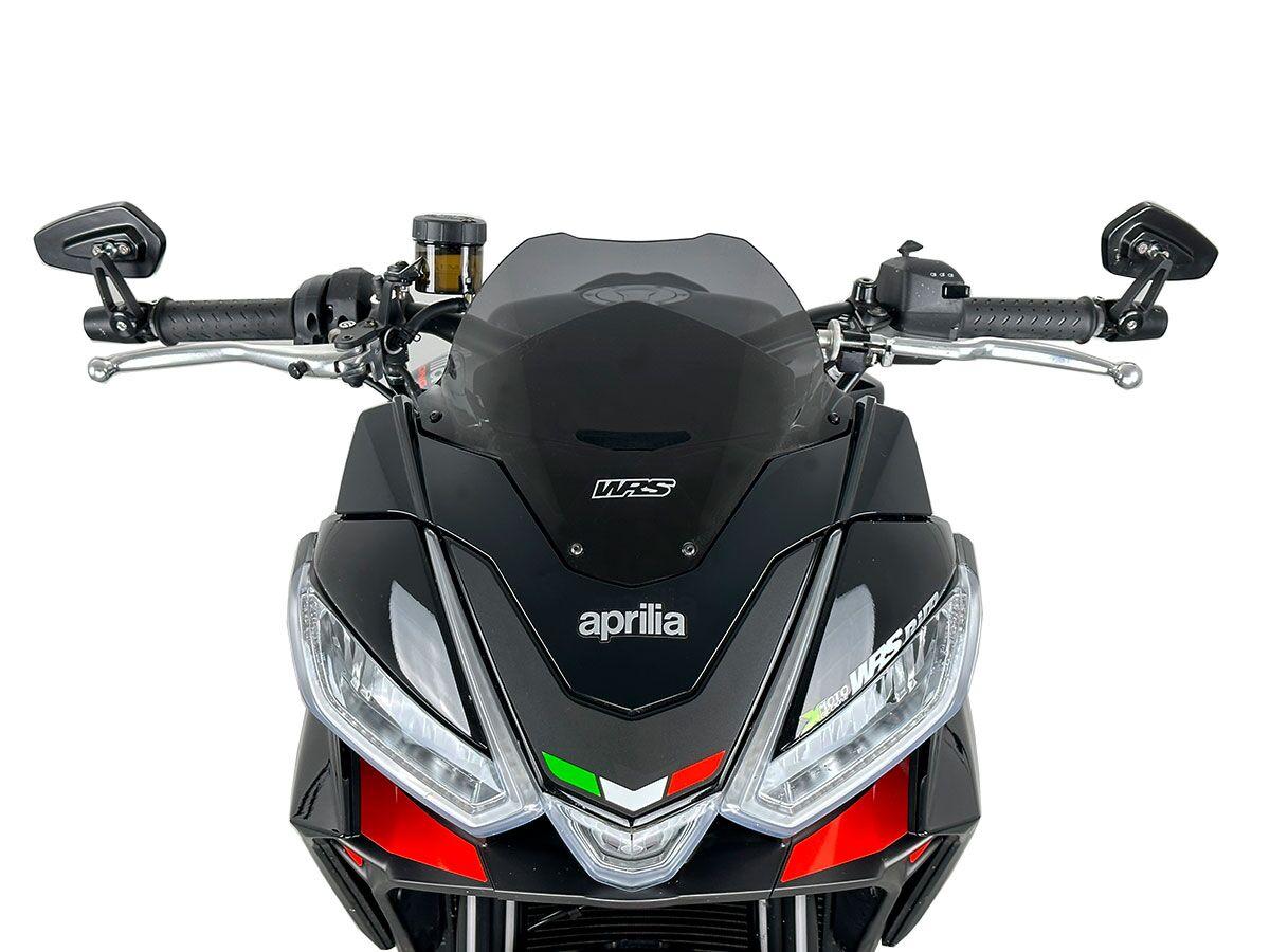 AP006FS - WRS Windscreen For Aprilia Tuono 660 ABS 2021-2024 23.5 cm (9-1/4") - Dark Smoke