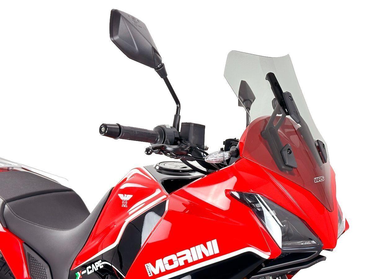 Wrs Smoke Mm002f - Windscreen Sport X-Cape 650 For Moto Morini X-Cape 650 Abs 2023-2024 43 Cm (17")