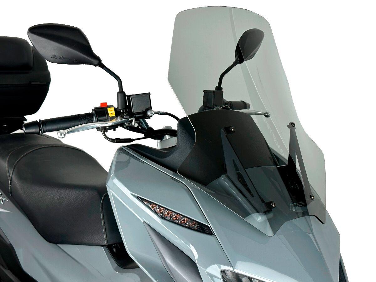 SY001F - WRS Windscreen For Sym Jet X 125 ABS 2021-2023 52 cm (20-1/2") - Smoke