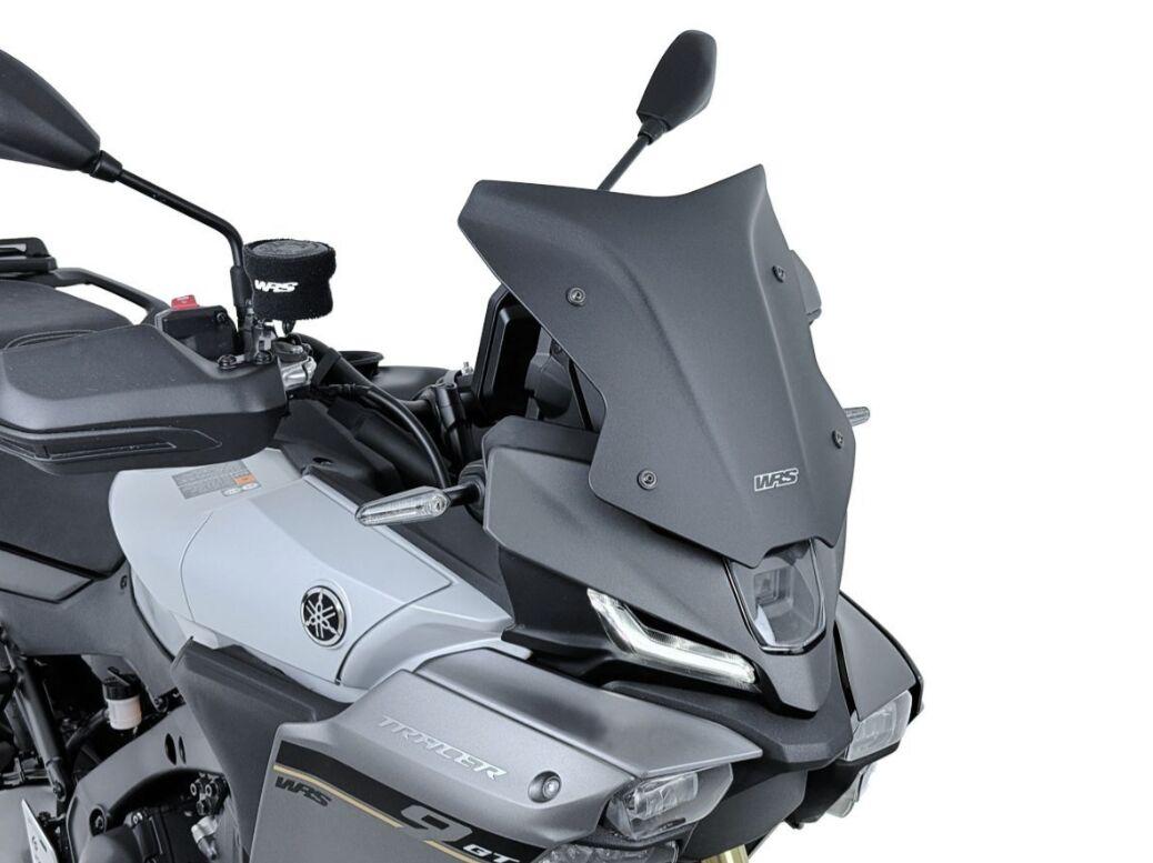 YA044NO - WRS Windscreen Sport Yamaha For Yamaha MT-09 TR DXCS 2025 30 cm (11-3/4") - Black