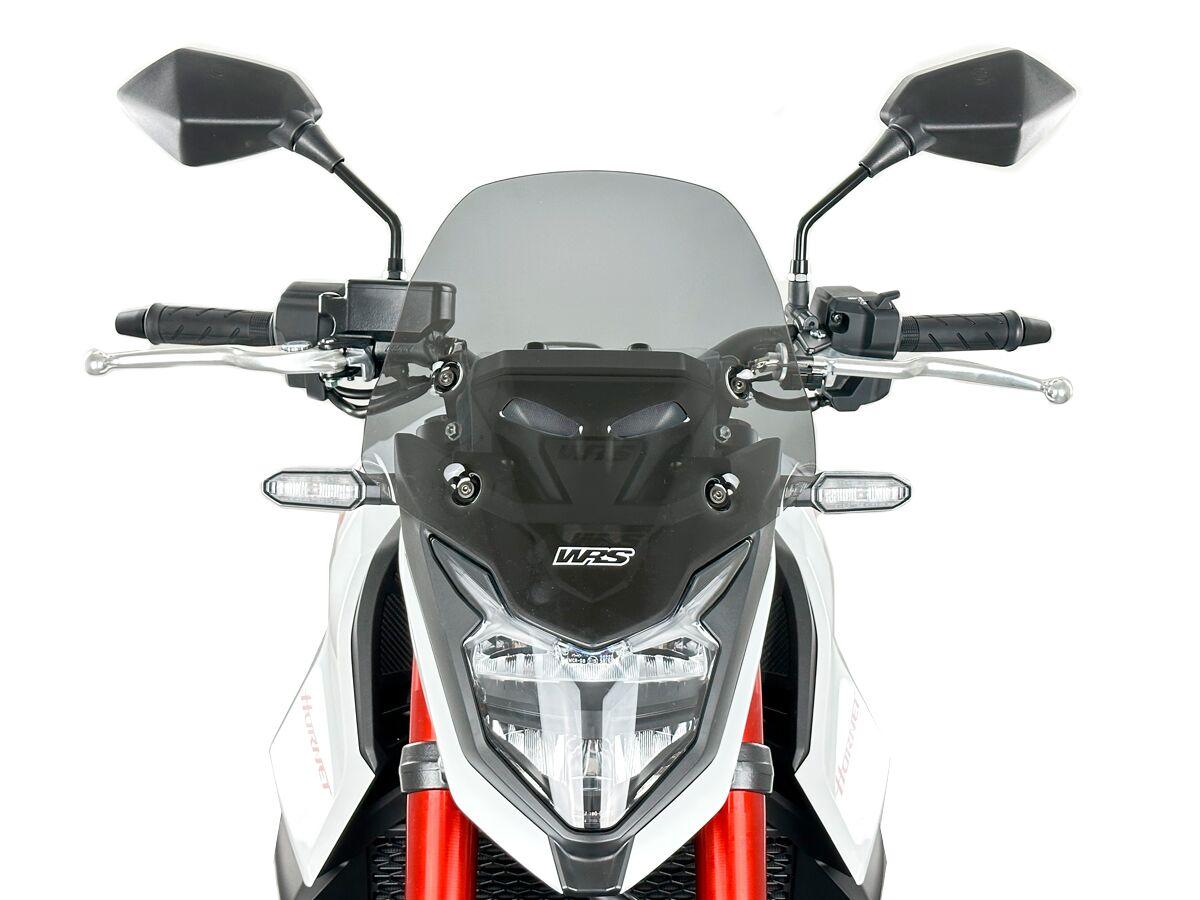 Wrs Smoke Ho060f - Windscreen For Honda Cb 750 Abs 2023-2024 32 Cm (12-1/2")