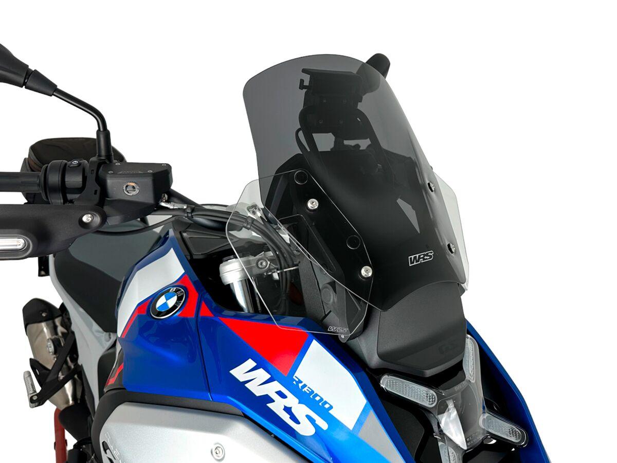 Wrs Dark Smoke Bm092fs - Windshield For Bmw R 1300 Gs Abs 2023-2026