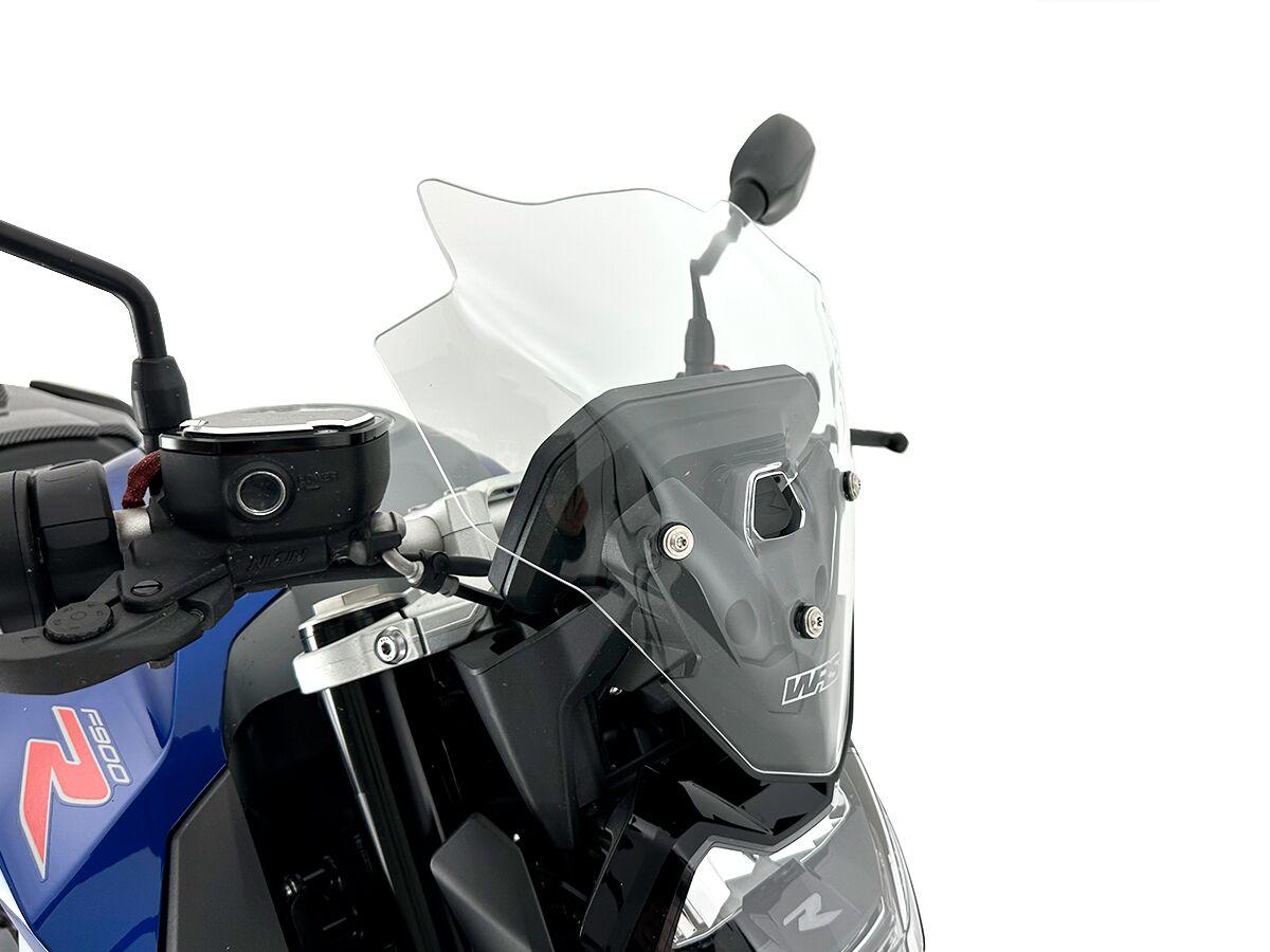 BM101T - WRS Windscreen For BMW F 900 R ABS 2020-2024 29.5 cm (11-5/8") - Clear