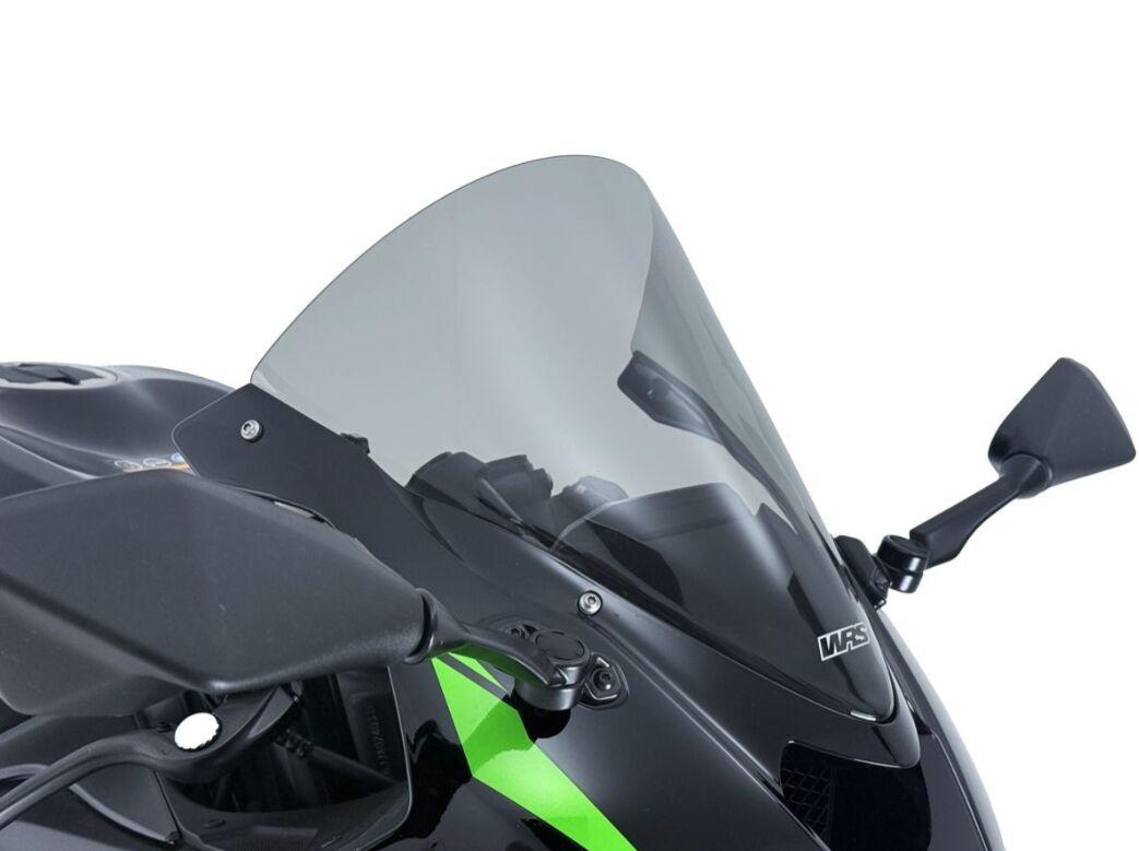 KA017F - WRS Windscreen Race ZX-6R For Kawasaki ZX-6 R 636 ABS Ninja 2024-2026 - Smoke