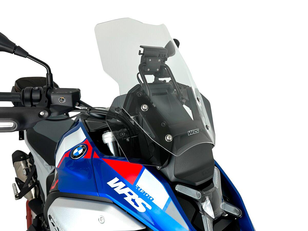 Wrs Clear Bm090t - Windshield For Bmw R 1300 Gs Abs 2023-2026 43 Cm (17")