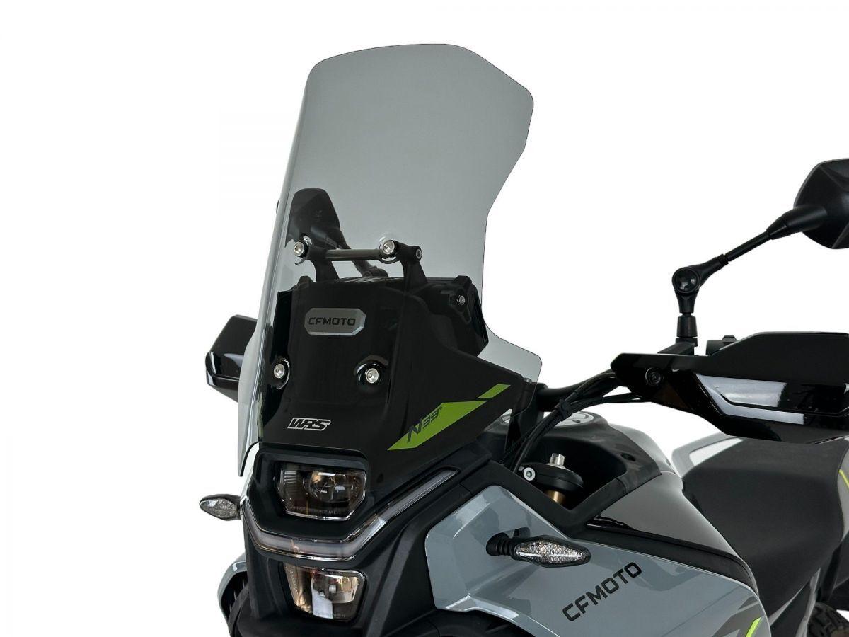 CF004F - WRS Windscreen Caponord CF Moto For CF Moto MT 450 ABS 2024-2026 42 cm (16-1/2") - Smoke