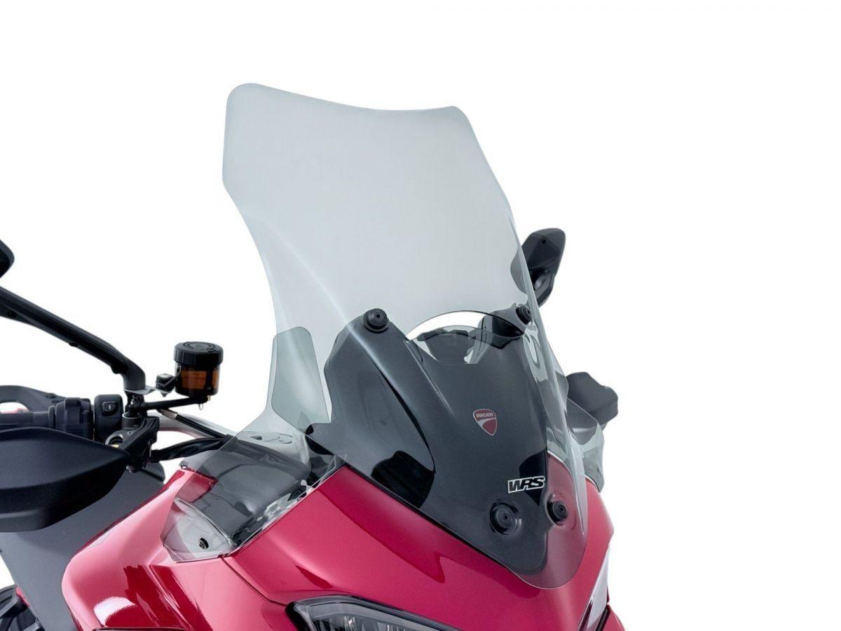 DU035F - WRS Windscreen For Ducati MultiStrada V2 900 ABS 2025-2026 57 cm (22-1/2") - Smoke