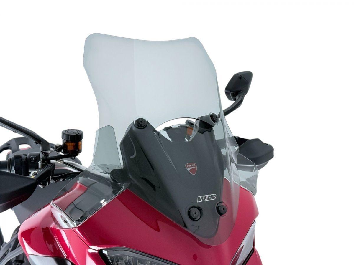 DU036F - WRS Windscreen For Ducati MultiStrada V2 900 ABS 2025-2026 51.5 cm (20-1/4") - Smoke