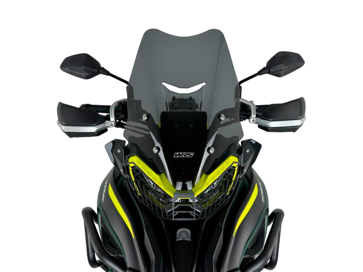BE008FS - WRS Windscreen For Benelli TRK 702 ABS 2022-2024 - Dark Smoke